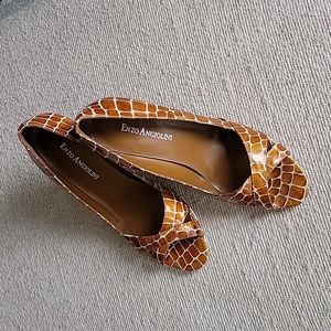 Enzo angelini Copper open toe pump